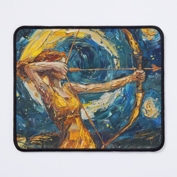 Item preview, Artemis | Painting in the style of Vincent van Gogh designed and sold by ComicsFactory.