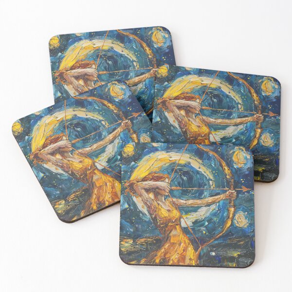 Item preview, Artemis | Painting in the style of Vincent van Gogh designed and sold by ComicsFactory.