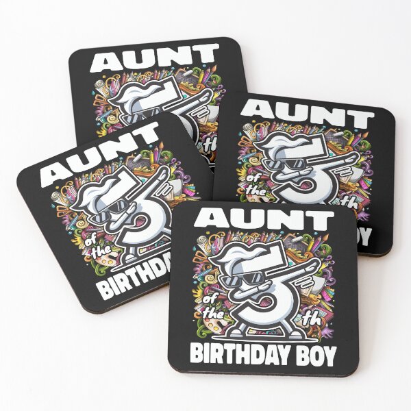 Item preview, Aunt Dabbing Artists Kids Art 5th Birthday Boy designed and sold by Jungle Hub.