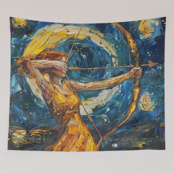 Item preview, Artemis | Painting in the style of Vincent van Gogh designed and sold by ComicsFactory.