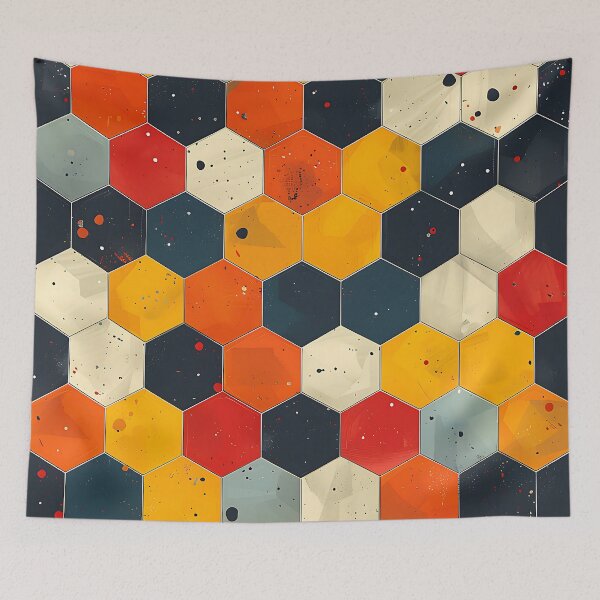 Item preview, Abstract Honeycomb Geometric Pattern designed and sold by FrostyForge.