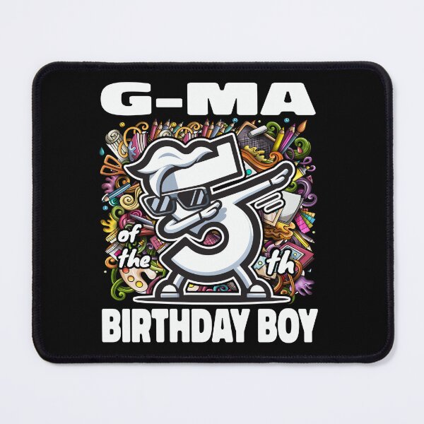Item preview, G-ma Dabbing Artists Kids Art 5th Birthday Boy designed and sold by Jungle Hub.
