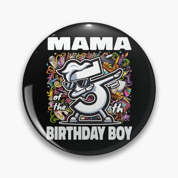 Item preview, Mama Dabbing Artists Kids Art 5th Birthday Boy designed and sold by Jungle Hub.