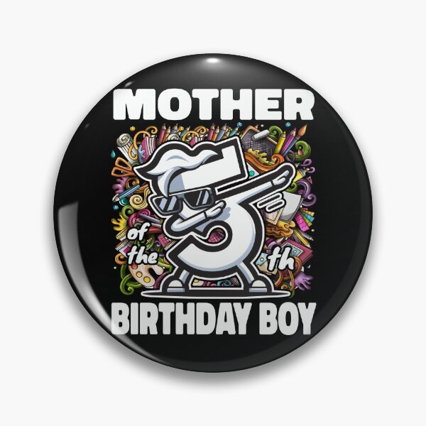 Item preview, Mothe of Dabbing Artists Kids Art 5th Birthday Boy designed and sold by Jungle Hub.