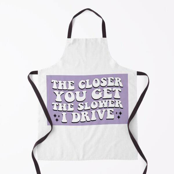 Item preview, The Closer You Get The Slower I Drive Funny Car Bumper designed and sold by BUMPER-STICKERS.