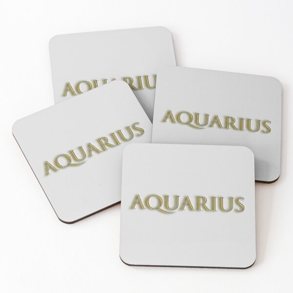 Item preview, Aquarius Gold designed and sold by Astrology Horoscope Art.