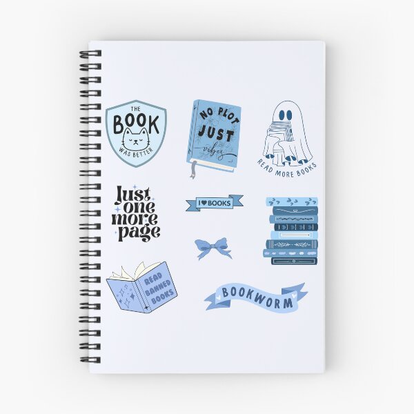Item preview, Blue Bookish Pack designed and sold by Neadoodles.