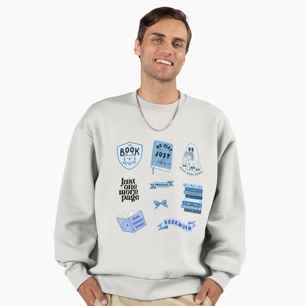 Blue Bookish Pack Sticker