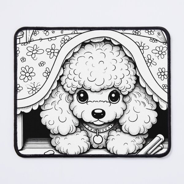 Item preview, The dog toy poodle under the bed designed and sold by Svetlana Kalaturskaia.