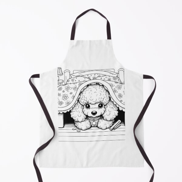 Item preview, The dog toy poodle under the bed designed and sold by Svetlana Kalaturskaia.