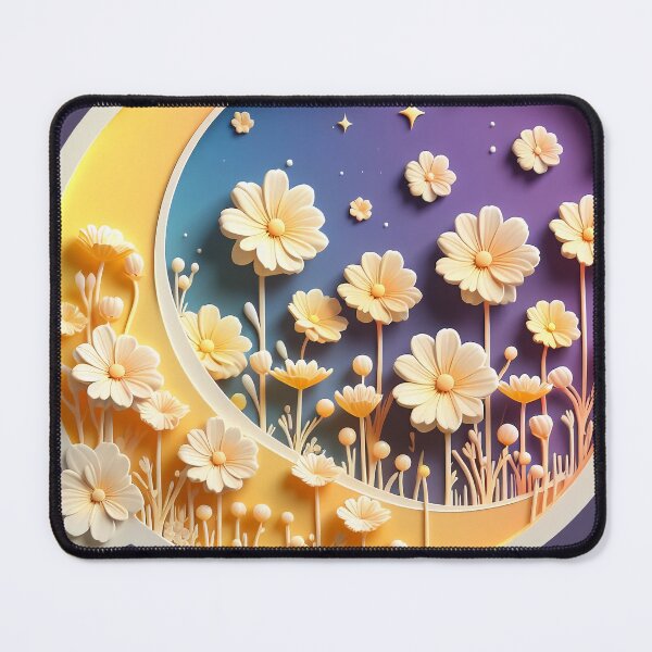 Item preview, yellow cosmos flowers designed and sold by YuliaHulia.