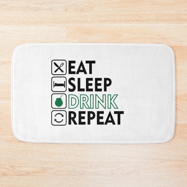Item preview, Eat Sleep Drink Yerba Repeat designed and sold by Domiska.