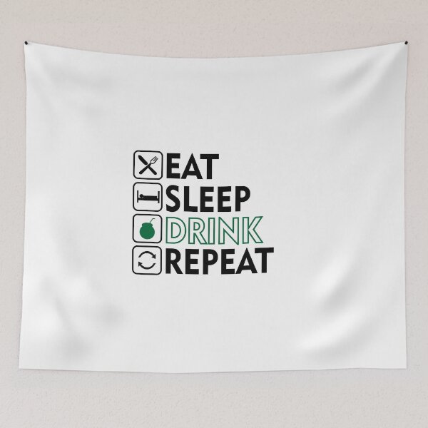 Item preview, Eat Sleep Drink Yerba Repeat designed and sold by Domiska.