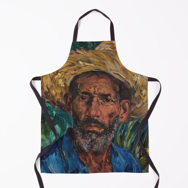 Item preview, Aruban man | Painting in the style of Vincent van Gogh designed and sold by ComicsFactory.