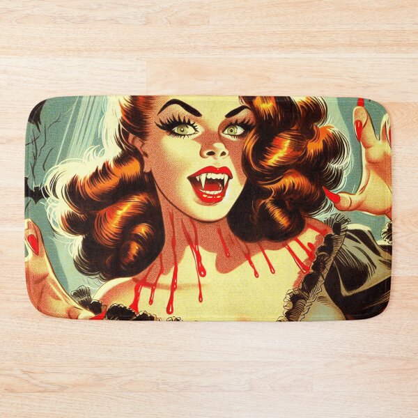 Item preview, Hot Vampire Girl designed and sold by PulpVintage.