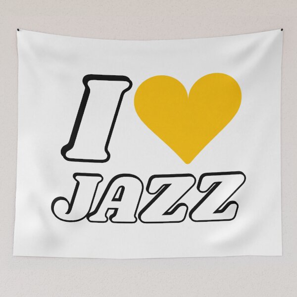 Item preview, I heart jazz - I love jazz designed and sold by Inspirationmotivation.