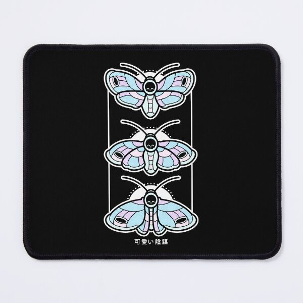 Item preview, Pastel Death Moths - Kawaii Krypt designed and sold by KawaiiKrypt.