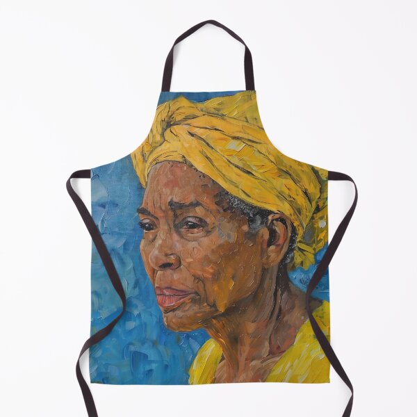 Item preview, Aruban woman | Painting in the style of Vincent van Gogh designed and sold by ComicsFactory.