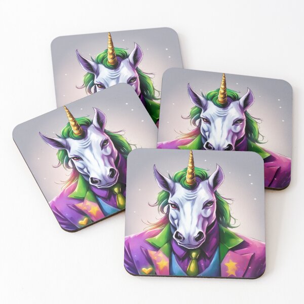 Item preview, Joker The Unicorn designed and sold by Midnight Veil Designs.