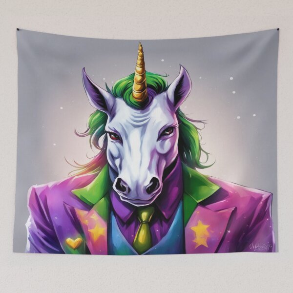 Item preview, Joker The Unicorn designed and sold by Midnight Veil Designs.