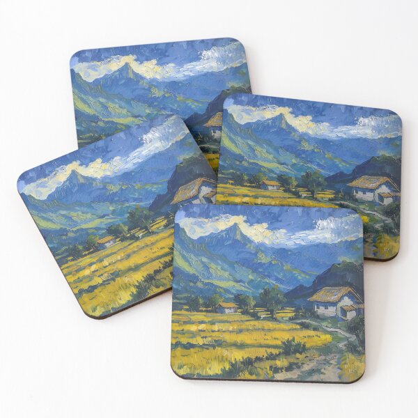 Item preview, Arunachal Pradesh | Painting in the style of Vincent van Gogh designed and sold by ComicsFactory.
