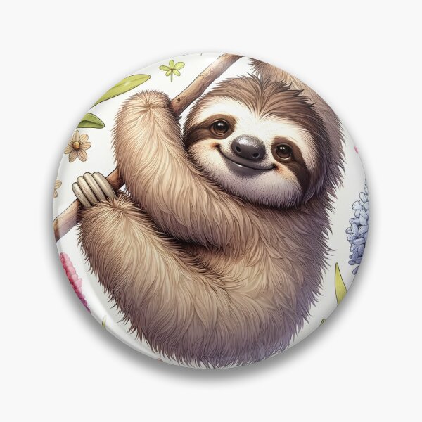 Item preview, Springtime Sloth Hangout designed and sold by digiscapeart.