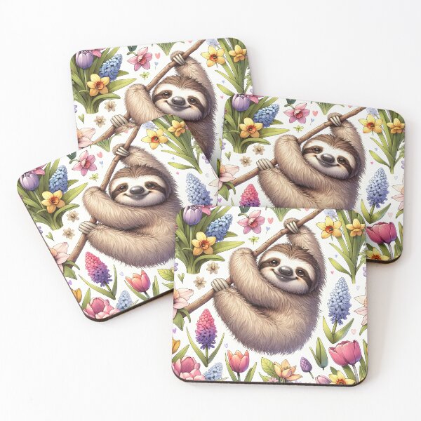 Item preview, Springtime Sloth Hangout designed and sold by digiscapeart.