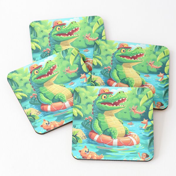 Item preview, Friendly Alligator Lifeguard designed and sold by cute-animals99.