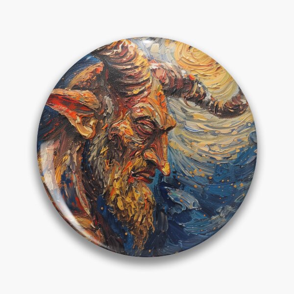 Item preview, Asmodeus | Painting in the style of Vincent van Gogh designed and sold by ComicsFactory.