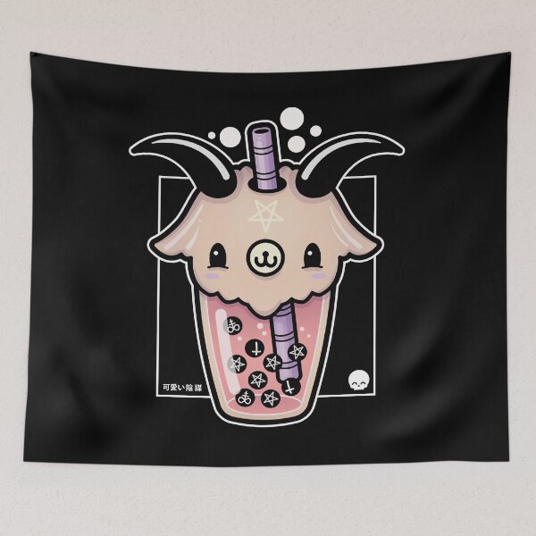 Item preview, Baphomet Boba Buddies - Kawaii Krypt designed and sold by KawaiiKrypt.