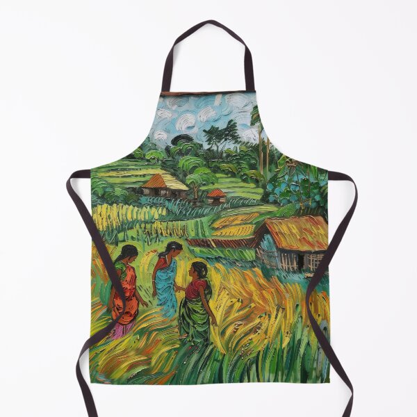 Item preview, Assam | Painting in the style of Vincent van Gogh designed and sold by ComicsFactory.