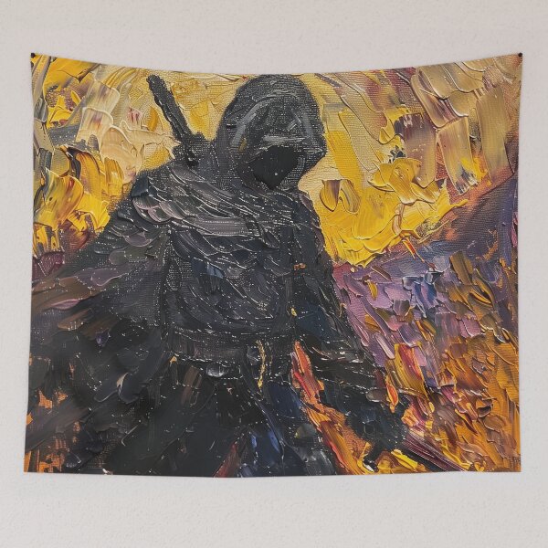 Item preview, Assassin | Painting in the style of Vincent van Gogh designed and sold by ComicsFactory.