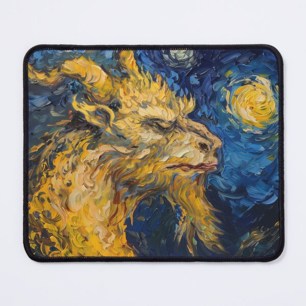 Item preview, Astaroth | Painting in the style of Vincent van Gogh designed and sold by ComicsFactory.