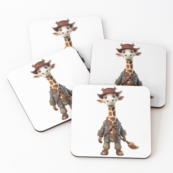 Item preview, Kawaii Giraffe Pirate designed and sold by KawaiiArtStyle.