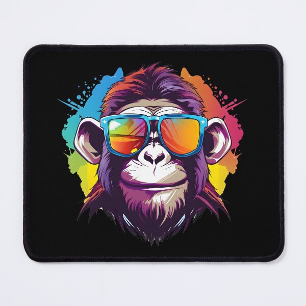Item preview, Summer Vacation Cartoon Cute Cool Monkey With Sunglasses designed and sold by Leonardo Palumbo.