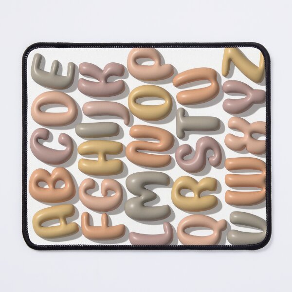 Item preview, Letter poster A to Z | Boho colors designed and sold by AniDragonfly.