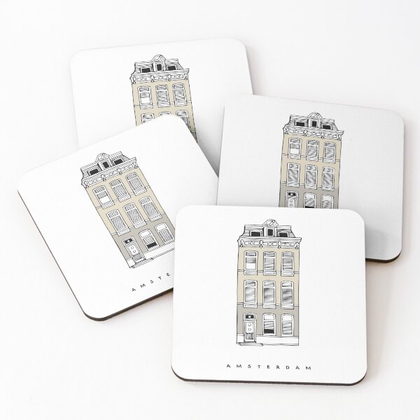 Item preview, Amsterdam classic house, Netherlands. Build your collection. designed and sold by ArchiTania Studio.
