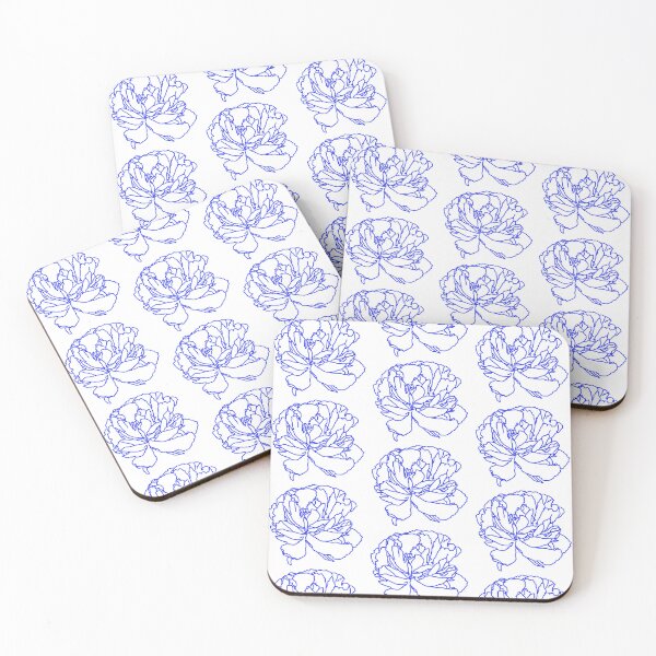 Item preview, Blue Flower outline designed and sold by eevee135.