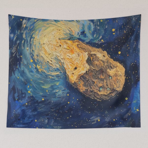 Item preview, Asteroid | Painting in the style of Vincent van Gogh designed and sold by ComicsFactory.