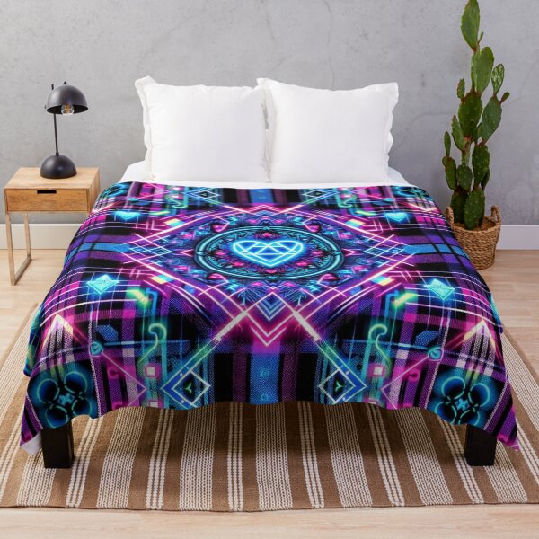 Item preview, Blacklight Punky Tartan designed and sold by Vkinsify.