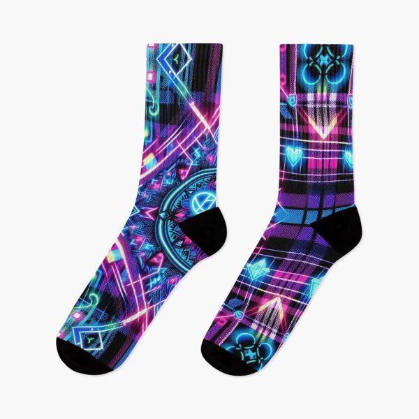 Item preview, Blacklight Punky Tartan designed and sold by Vkinsify.
