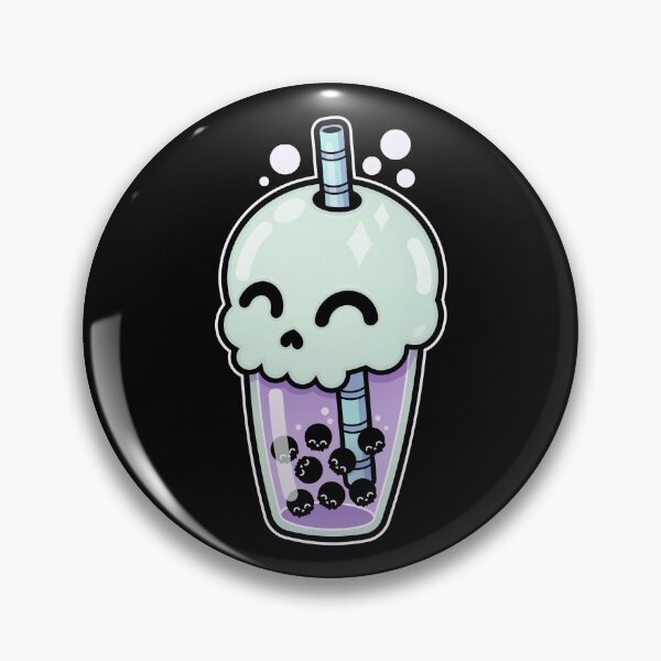 Item preview, Skull Boba Buddies - Kawaii Krypt designed and sold by KawaiiKrypt.