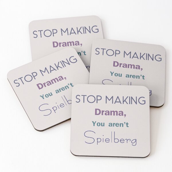 Item preview, Stop making drama quote designed and sold by MiaArtLovers.