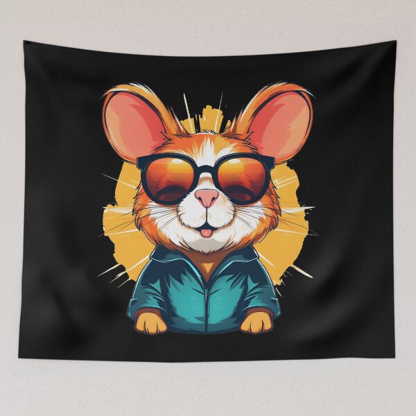 Item preview, Summer Vacation Cartoon Cute Cool Mouse Wearing Sunglasses designed and sold by Leonardo Palumbo.