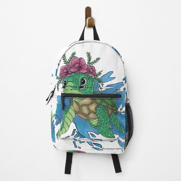 Item preview, Frida the Turtle designed and sold by ArtistitasCreations.