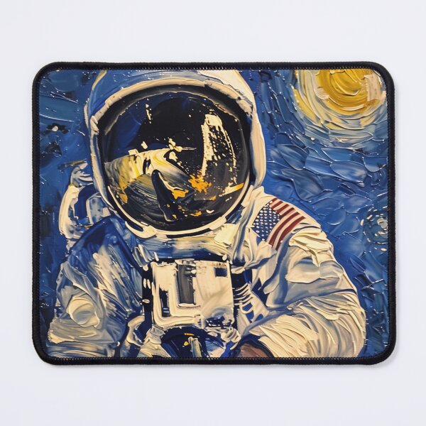 Item preview, Astronaut | Painting in the style of Vincent van Gogh designed and sold by ComicsFactory.