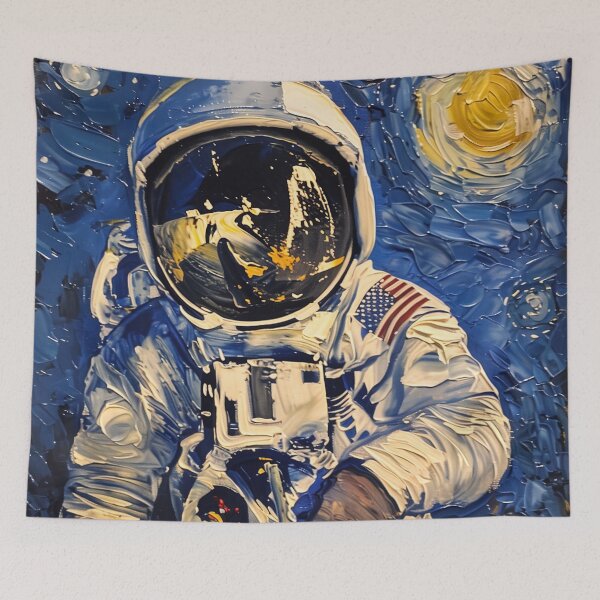 Item preview, Astronaut | Painting in the style of Vincent van Gogh designed and sold by ComicsFactory.