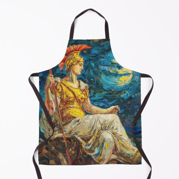 Item preview, Athena | Painting in the style of Vincent van Gogh designed and sold by ComicsFactory.