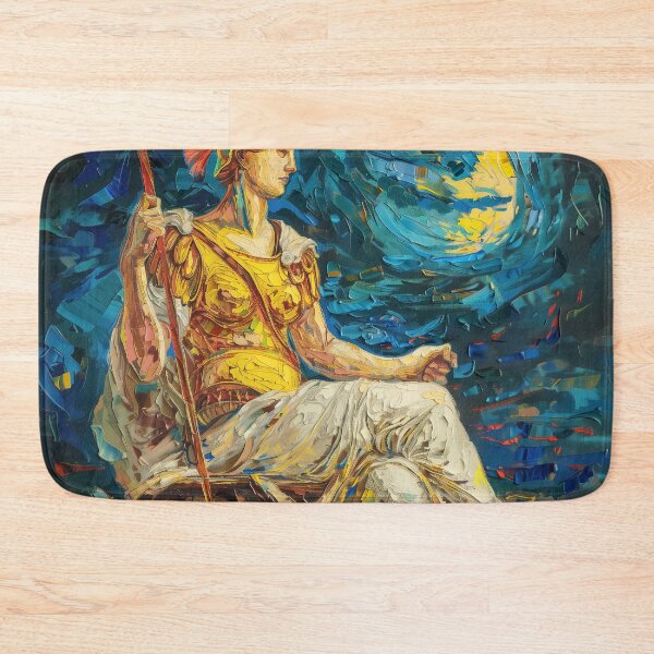Item preview, Athena | Painting in the style of Vincent van Gogh designed and sold by ComicsFactory.