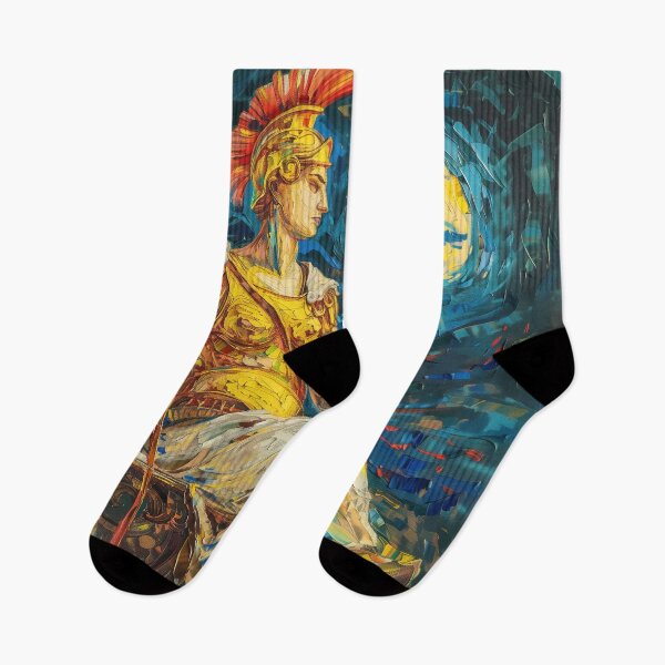 Item preview, Athena | Painting in the style of Vincent van Gogh designed and sold by ComicsFactory.